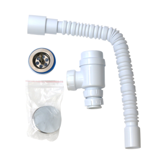 Сифон для раковины Melana с донным клапаном без перелива